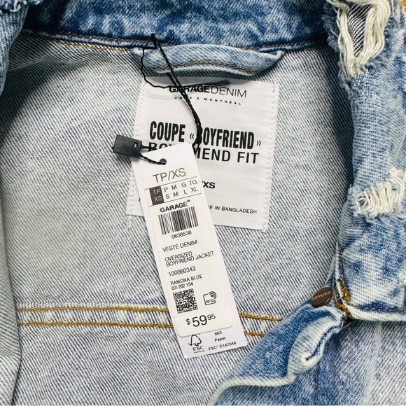 Distressed Denim Jacket - Picture 3 of 4